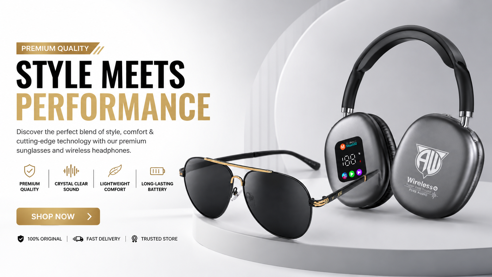 Premium Sunglasses & Modern Headphones for Everyday Style